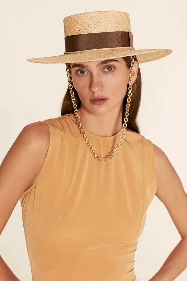 RUSLAN BAGINSKIY Klobuk Ruslan Baginskiy Boater Hat