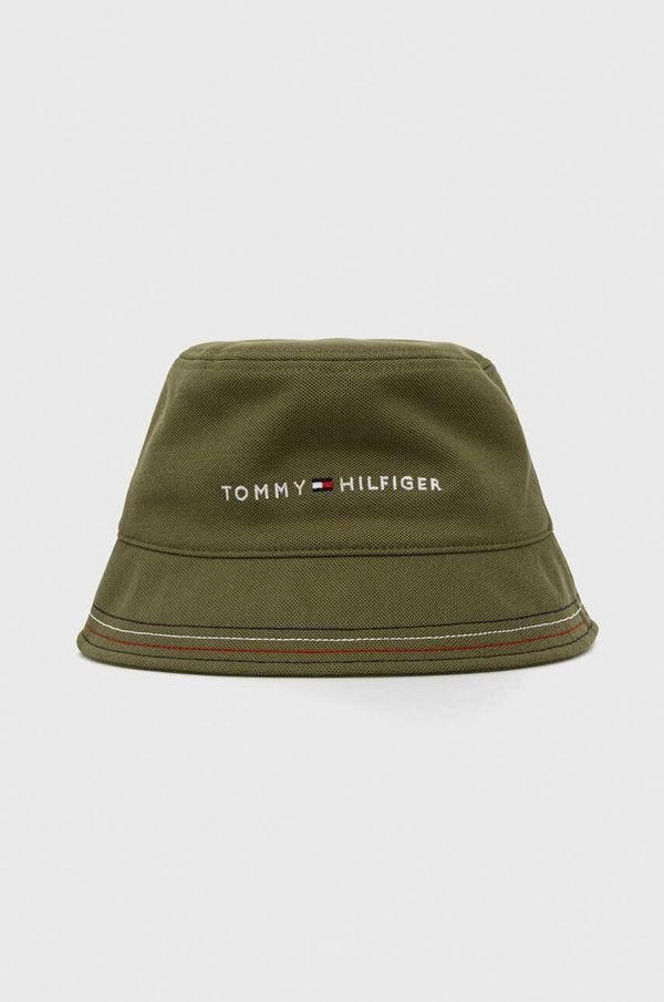 Tommy Hilfiger Klobuk Tommy Hilfiger zelena barva