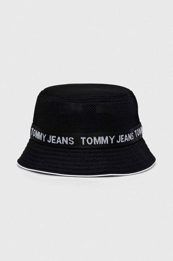 Tommy Jeans Klobuk Tommy Jeans črna barva