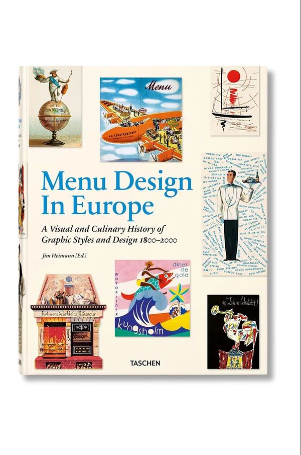 Taschen Knjiga Taschen Menu Design in Europe by Heller Steven, English