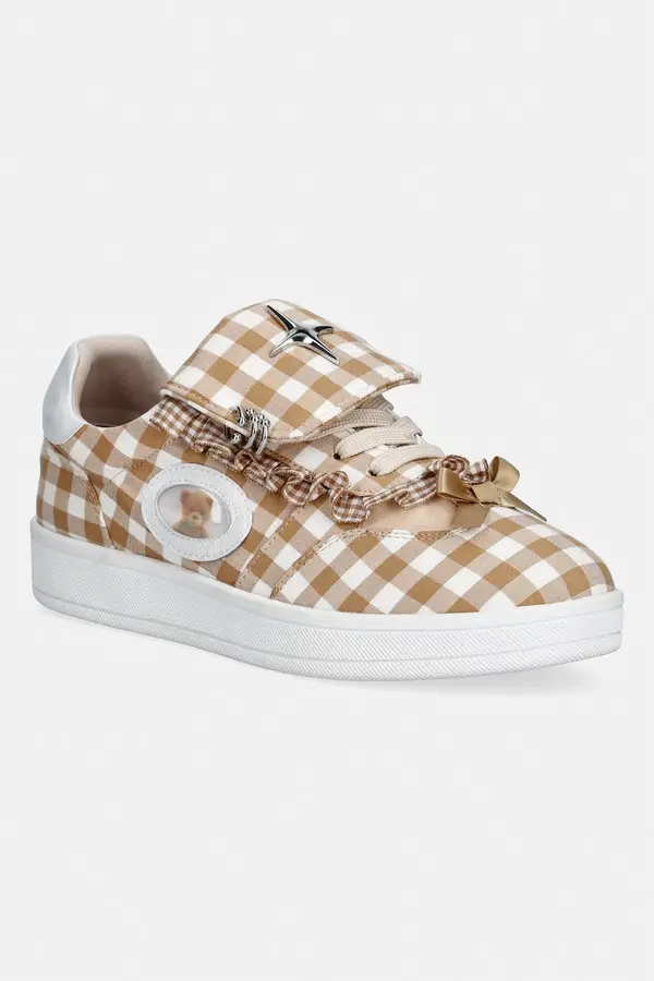 Koi Footwear Koi Footwear Magic Teddy Bear Gingham Flat Shoes superge ženske