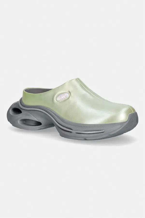 Koi Footwear Koi Footwear natikači ženski Lime Waves Chunky Slip On
