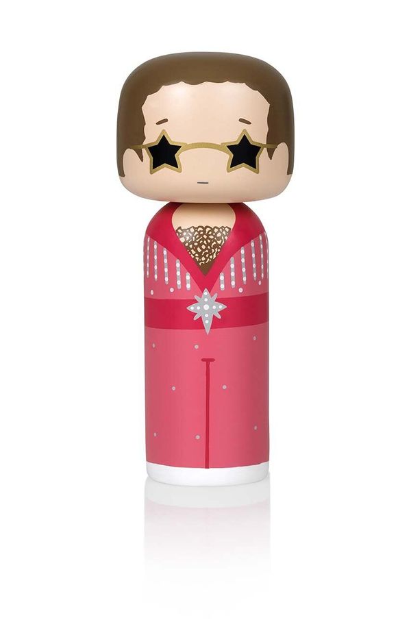 Lucie Kaas Kokeshi lutka Lucie Kaas Elton In Pink