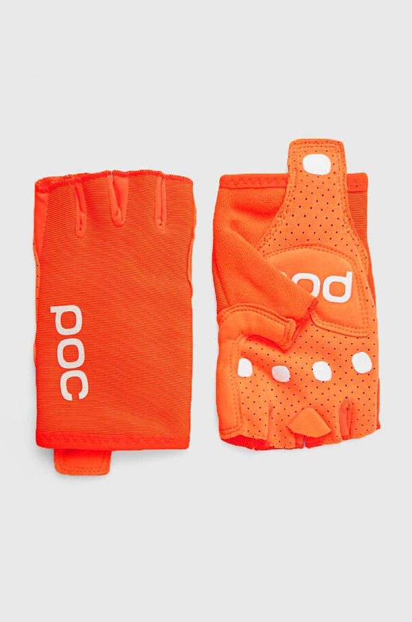 POC Kolesarske rokavice POC AVIP Glove Short oranžna barva