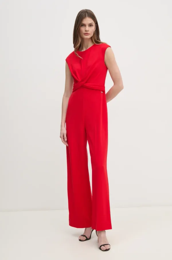 Calvin Klein Kombinezon Calvin Klein rdeča barva, K20K208177