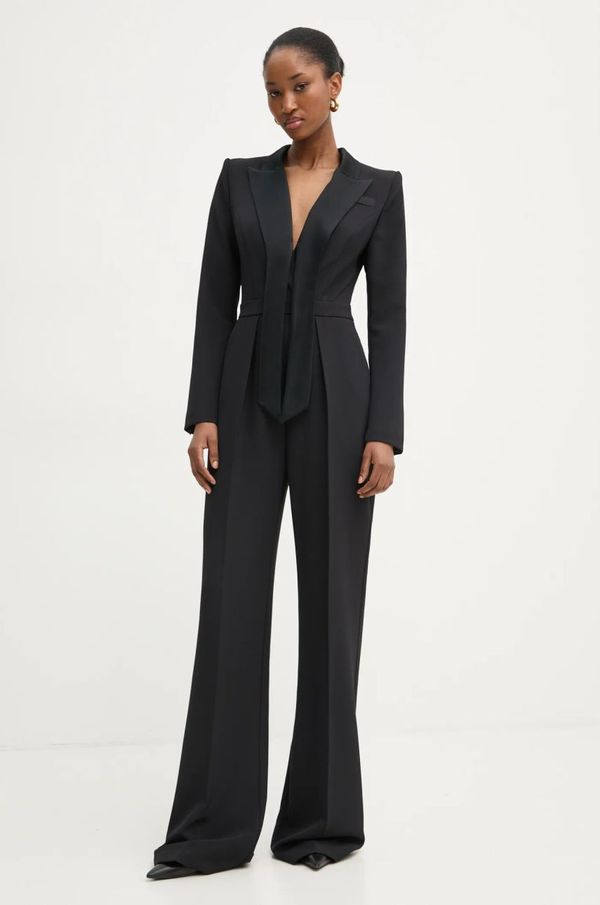 Elisabetta Franchi Kombinezon Elisabetta Franchi črna barva, TU00951E2