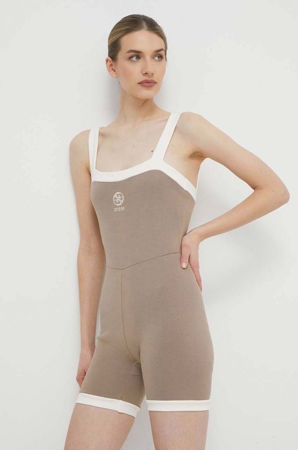 Guess Kombinezon Guess rjava barva