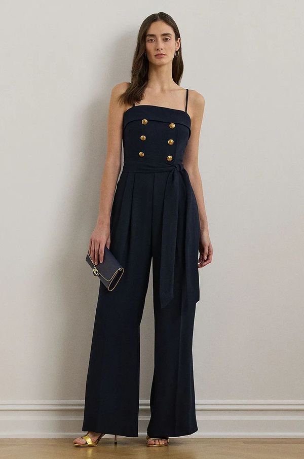 Lauren Ralph Lauren Kombinezon Lauren Ralph Lauren mornarsko modra barva, 253962765