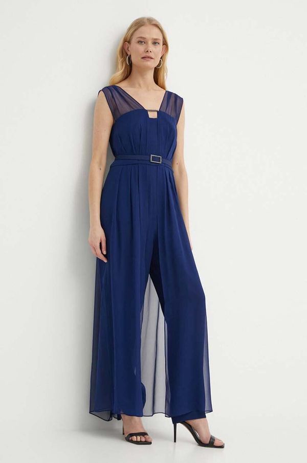 Luisa Spagnoli Kombinezon Luisa Spagnoli PARODIA mornarsko modra barva, 540696