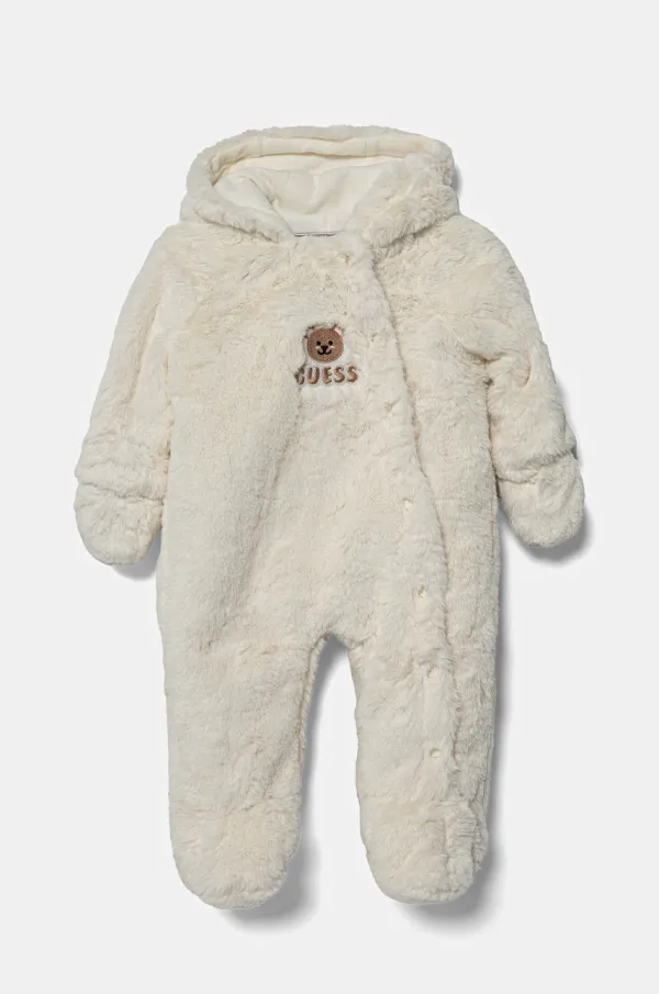 Guess Kombinezon za dojenčka Guess bež barva, H4BW00 WCFX0