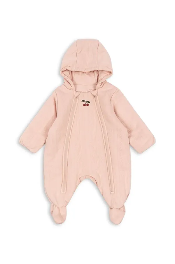Konges Sløjd Kombinezon za dojenčka Konges Sløjd MINNA PADDED ONESIE roza barva, KS102753