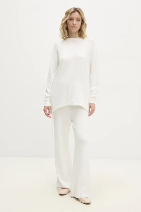 Answear Lab Komplet Answear Lab ženski, bela barva