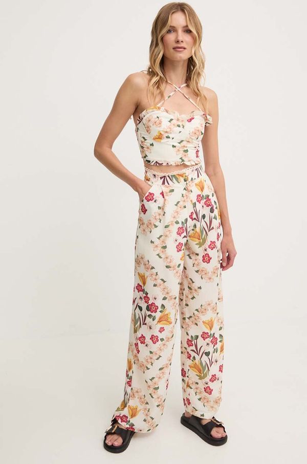 Answear Lab Komplet Answear Lab ženski, bež barva