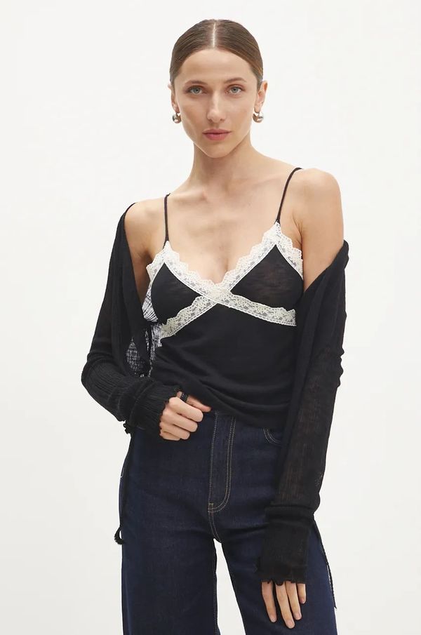 Answear Lab Komplet Answear Lab ženski, črna barva