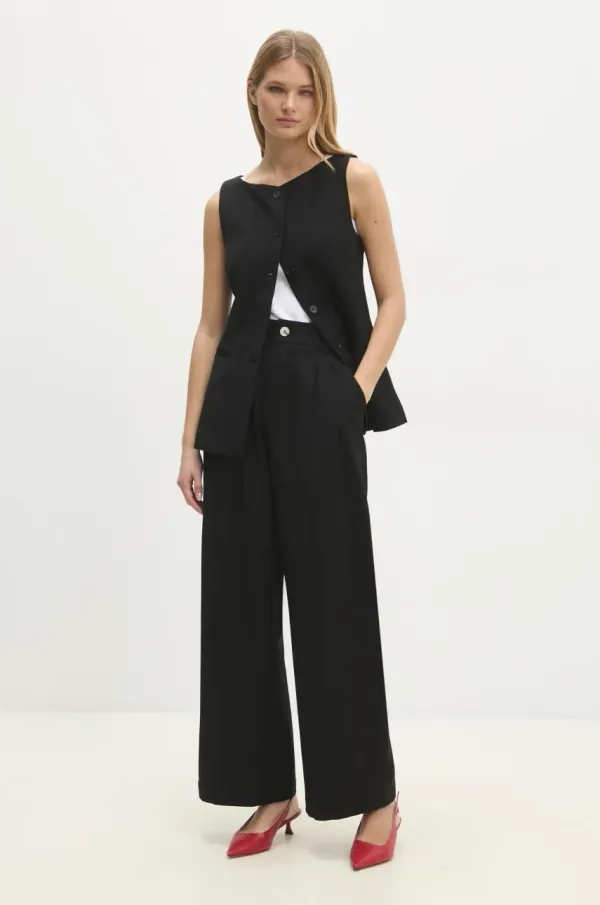 Answear Lab Komplet Answear Lab ženski, črna barva