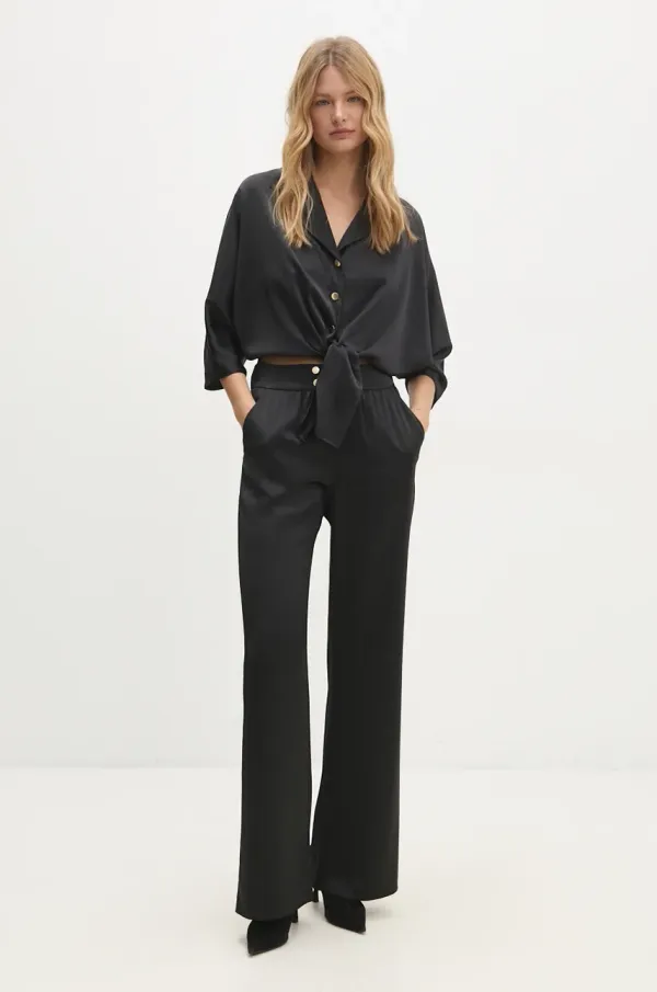 Answear Lab Komplet Answear Lab ženski, črna barva