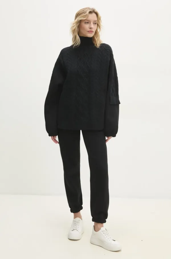 Answear Lab Komplet Answear Lab ženski, črna barva