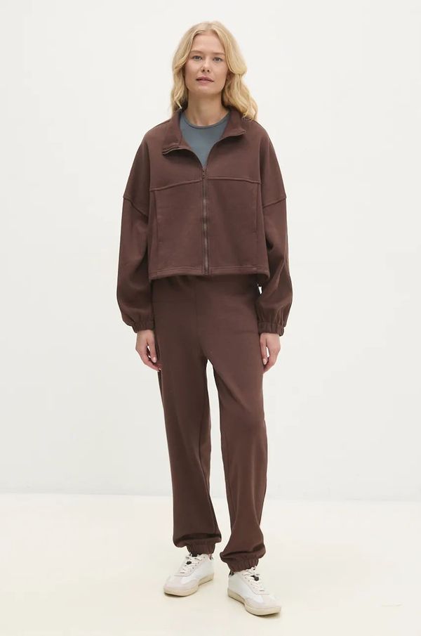 Answear Lab Komplet Answear Lab ženski, rjava barva