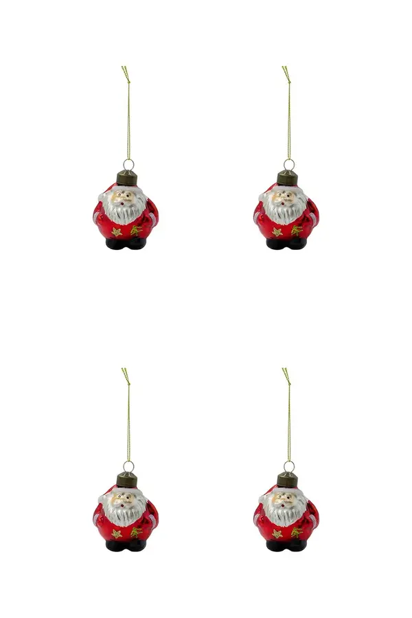 House Doctor Komplet božičnih kroglic House Doctor HDKlaw 7 x 5,5 cm 4-pack