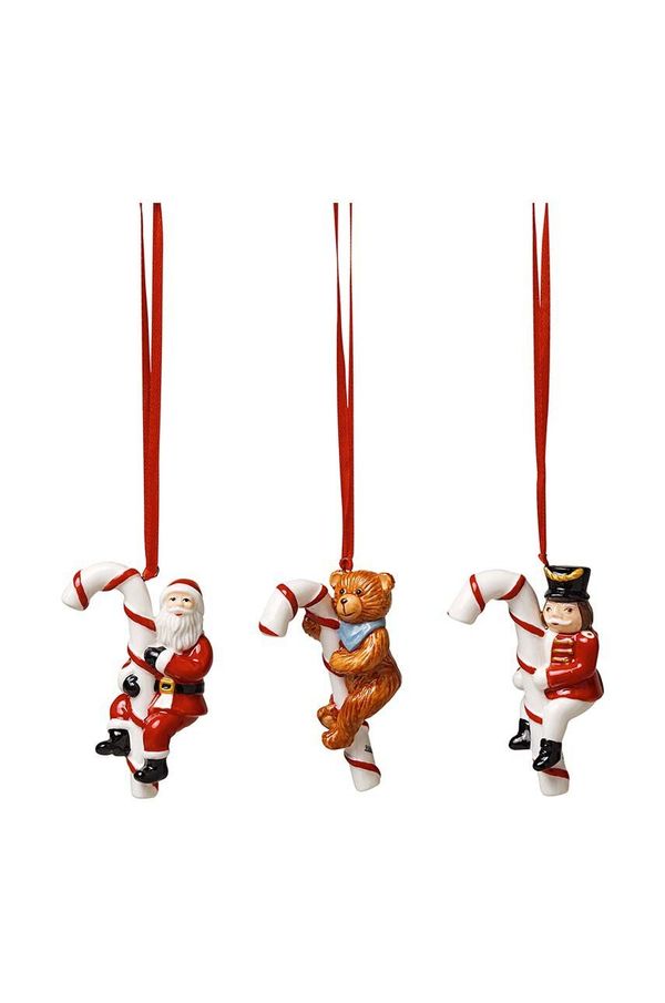 Villeroy & Boch Komplet božičnih okraskov Villeroy & Boch Nostalgic Ornament 3-pack