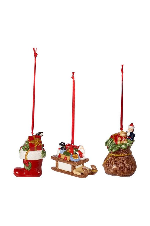 Villeroy & Boch Komplet božičnih okraskov Villeroy & Boch Nostalgic Ornaments 3-pack