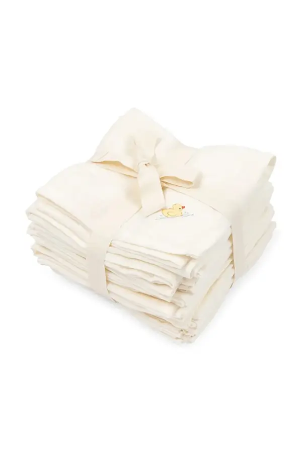 Fanga Fontana Komplet brisač Fanga Fontana NUVOLI 10 PACK MUSLIN CLOTH GOTS 10-pack