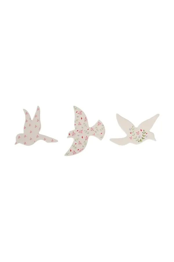 Komplet dekorativnih figur home & lifestyle 11 x 12 x 1 cm 3-pack Komplet dekorativnih figur home & lifestyle 11 x 12 x 1 cm 3-pack