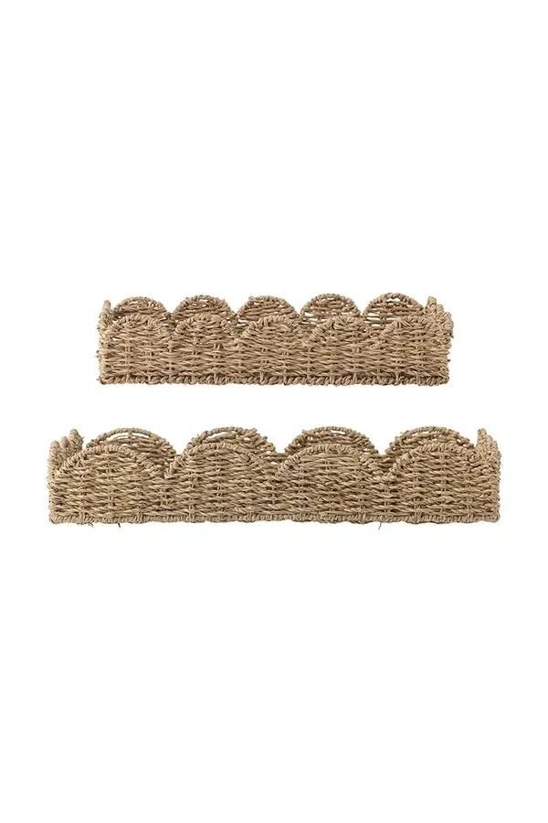 Bloomingville Komplet dekorativnih pladnjev Bloomingville Brea 2-pack