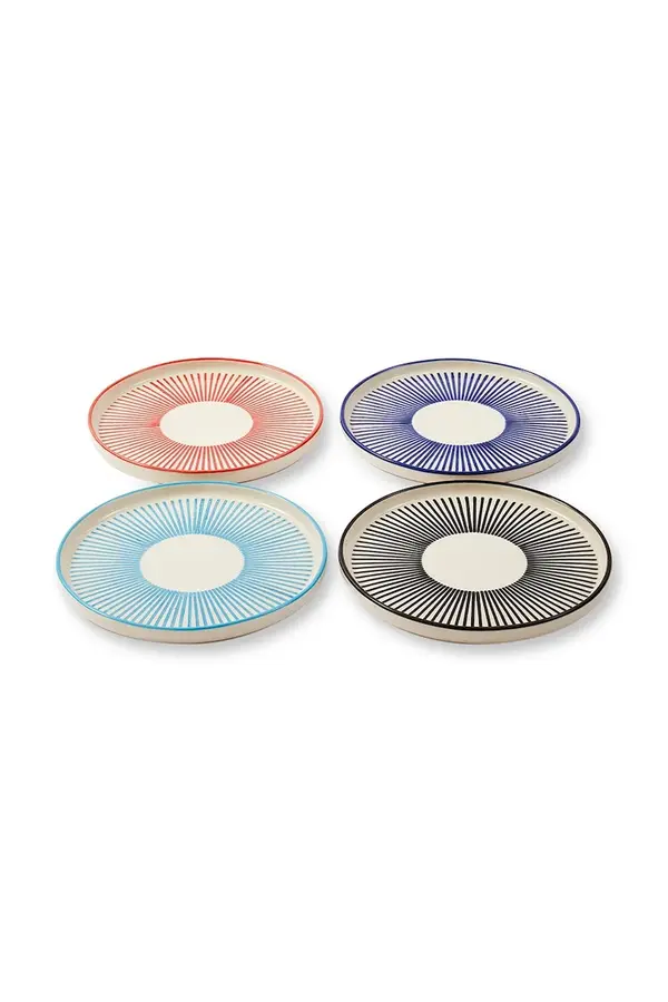 Pols Potten Komplet desertnih krožnikov Pols Potten Handpainted 20 cm 4-pack