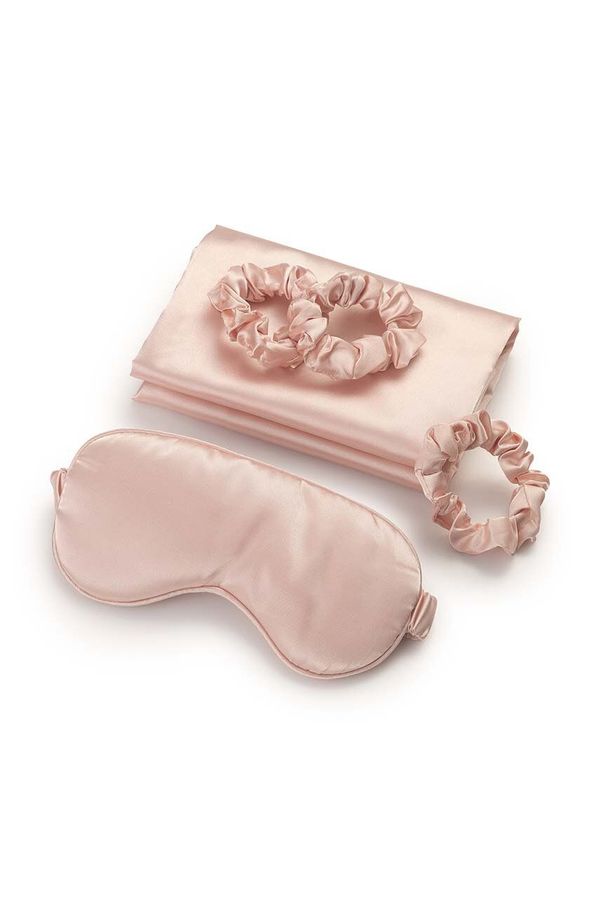 Zoë Ayla Komplet dodatkov za spanje Zoë Ayla Silky Sleep Set in Pink 5-pack