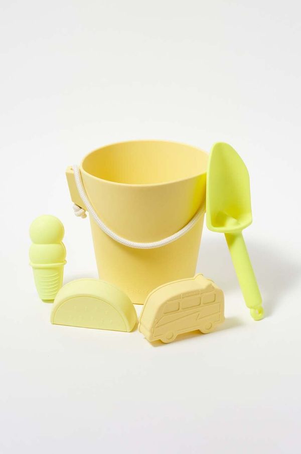 SunnyLife Komplet igrač za peskovnik SunnyLife Silicone Bucket & Spade Set 5-pack