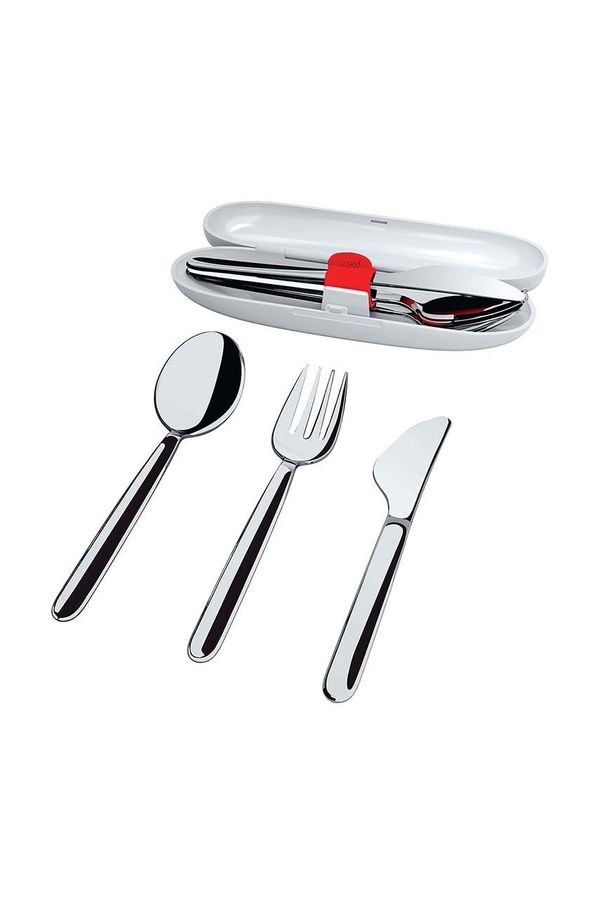 Alessi Komplet jedilnega pribora v kovčku Alessi Food a porter 3-pack