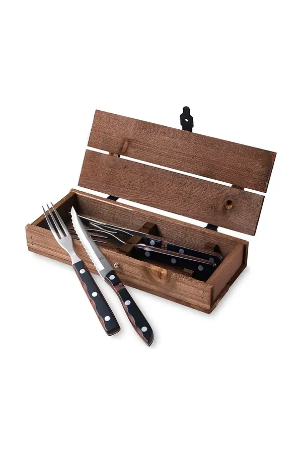 Gense Komplet jedilnega pribora za zrezke za 2 osebi Gense Old Farmer 25 x 10,9 x 5,4 cm 4-pack