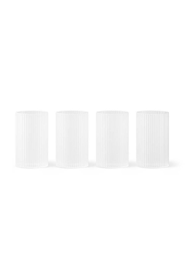 ferm LIVING Komplet kozarcev ferm LIVING Ripple 4-pack