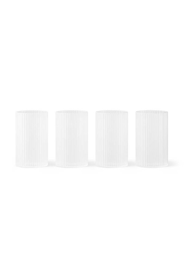 ferm LIVING Komplet kozarcev ferm LIVING Ripple Verrines 140 ml 4-pack