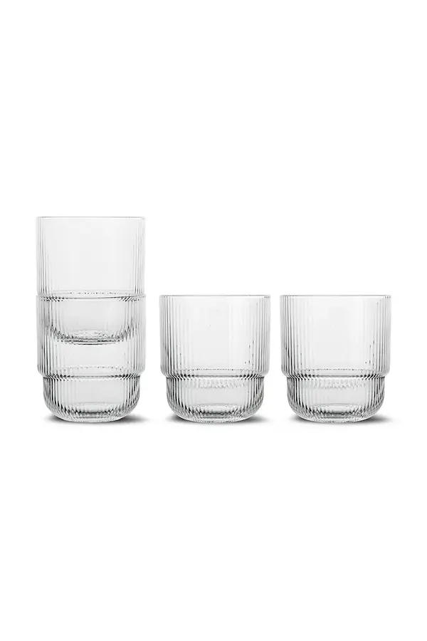 Sagaform Komplet kozarcev Sagaform Blanka 400 ml 4-pack