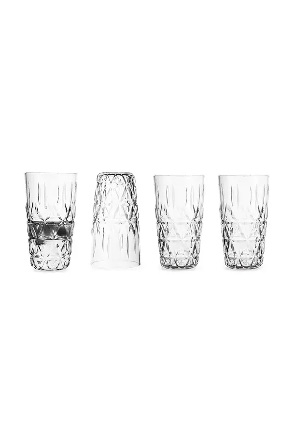 Sagaform Komplet kozarcev Sagaform Juni 400 ml 4-pack