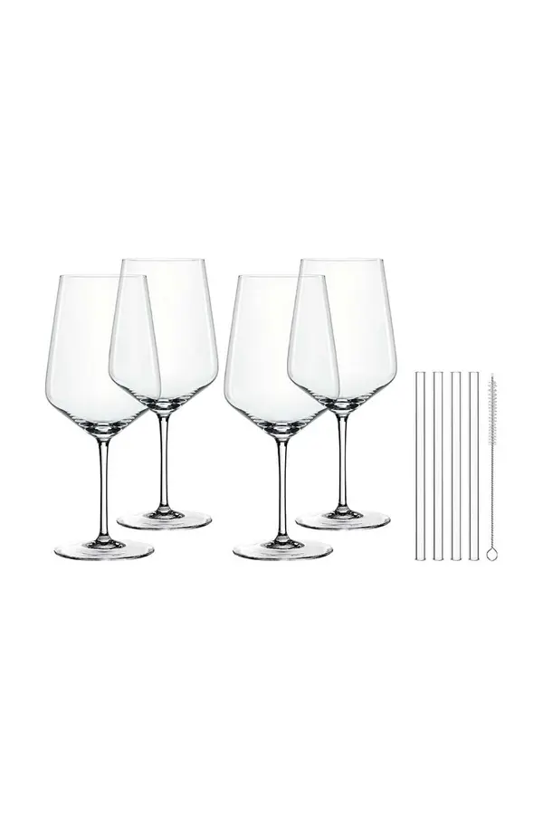 Nachtmann Komplet kozarcev za koktajl s slamicami Nachtmann Coctail Spritz 630 ml 4-pack