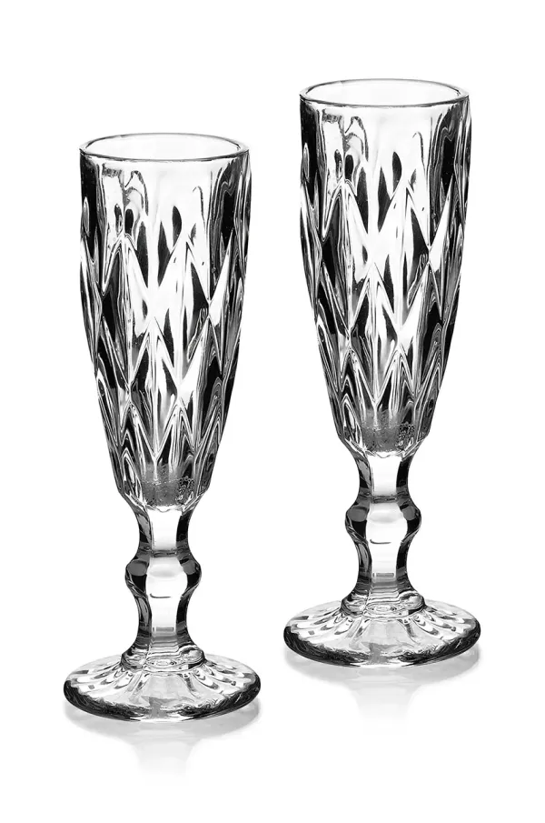 Affek Design Komplet kozarcev za šampanjec Affek Design Elise Clear 180 ml 6-pack prozorna barva, 0