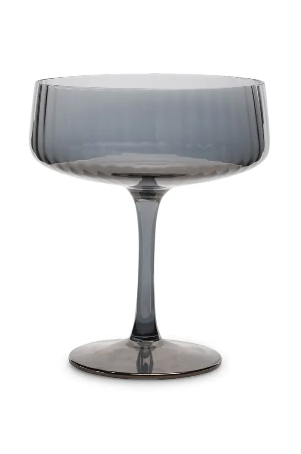 S|P Collection Komplet kozarcev za šampanjec S|P Collection Ray 230 ml 4-pack črna barva