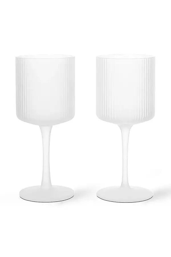 Ferm Living Komplet kozarcev za vino ferm LIVING Ripple 260 ml 2-pack
