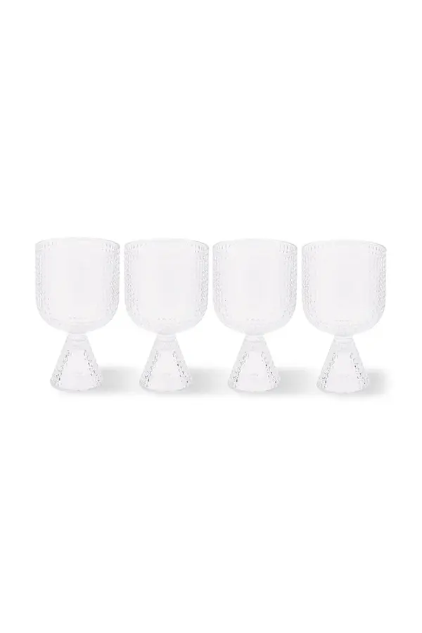 Pols Potten Komplet kozarcev za vino Pols Potten Rooftop 390 ml
