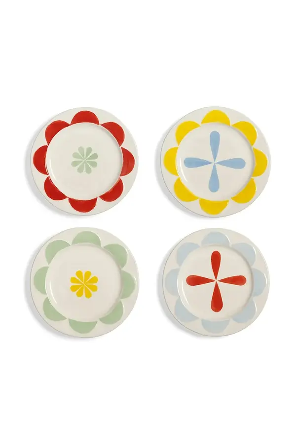 &k amsterdam Komplet krožnikov &k amsterdam folk small 17,5 cm 4-pack
