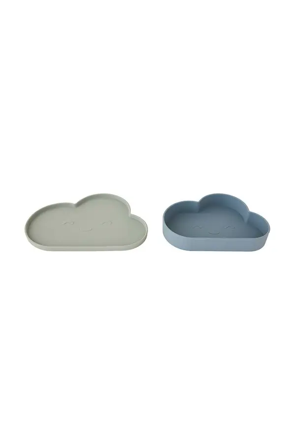 OYOY Komplet krožnikov in sklede OYOY Chloe Cloud 23,5 / 19,5 cm