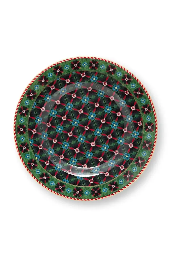 Pip Studio Komplet krožnikov Pip Studio Petit Four Clover Green 6-pack