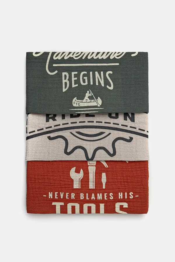Gentlemen's Hardware Komplet krp Gentlemen's Hardware Utility Cloth Set 3-pack