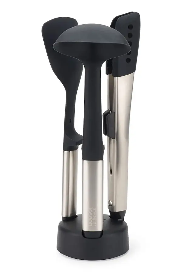 Joseph Joseph Komplet kuhinjskih pripomočkov s stojalom Joseph Joseph Elevate Fusion Steel 4-pack