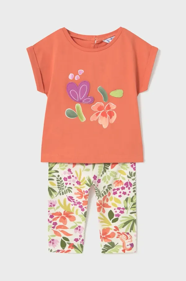 Mayoral Komplet Mayoral oranžna barva, 1738