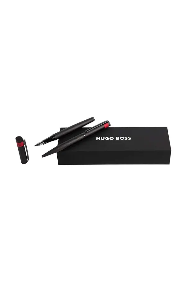 HUGO BOSS Komplet nalivnega peresa in pisala Hugo Boss Set Loop Diamond
