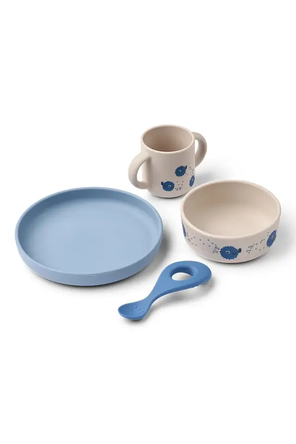 Liewood Komplet otroške posode Liewood Vivi Printed Tableware Set